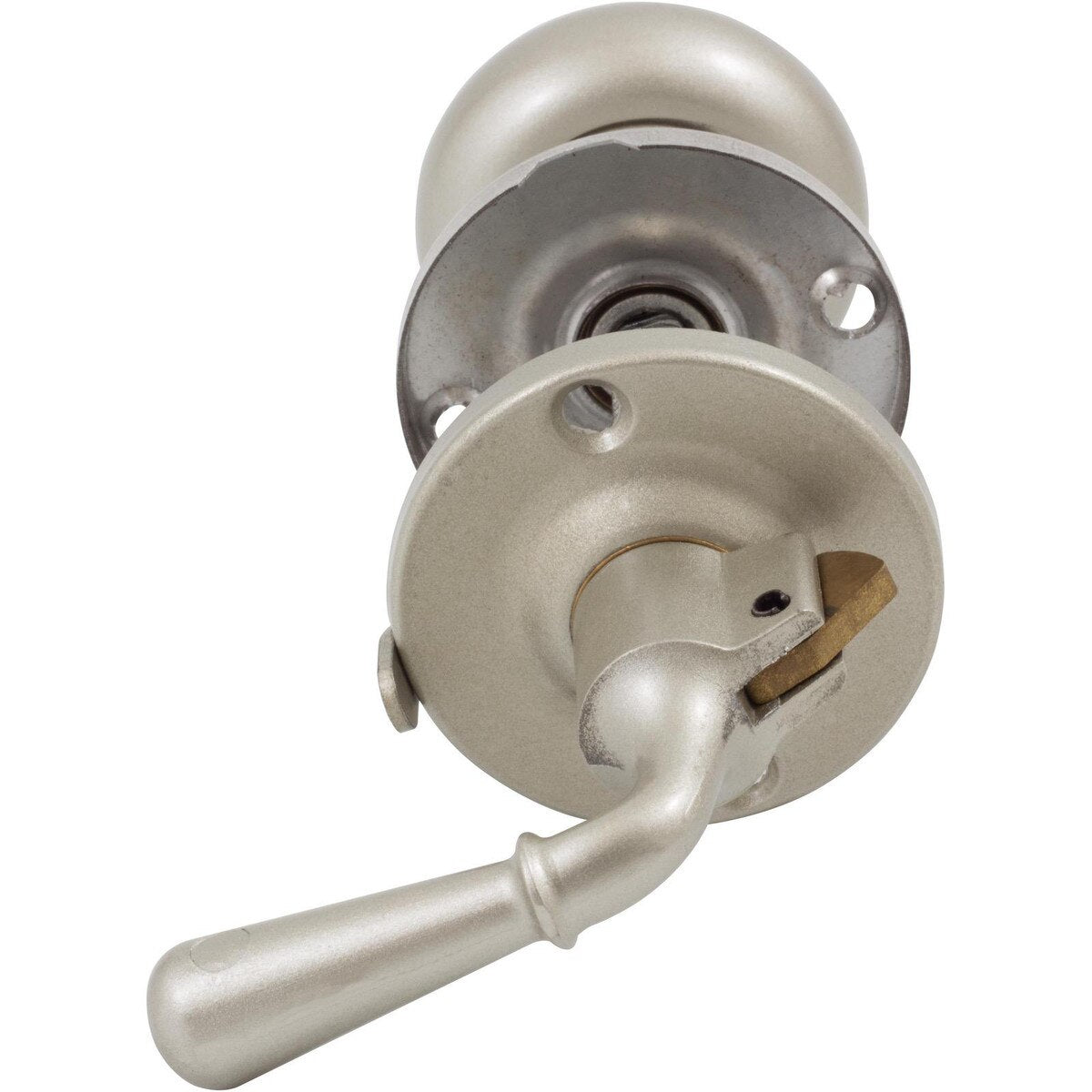 Rim Lock Satin Nickel