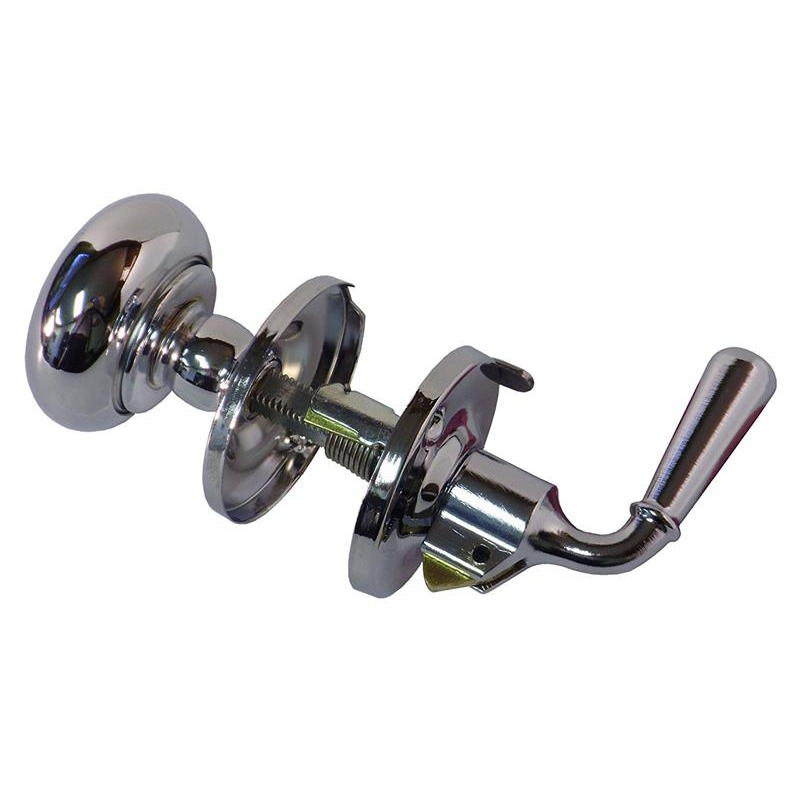 Single Bore Storm Lock Bright Chrome