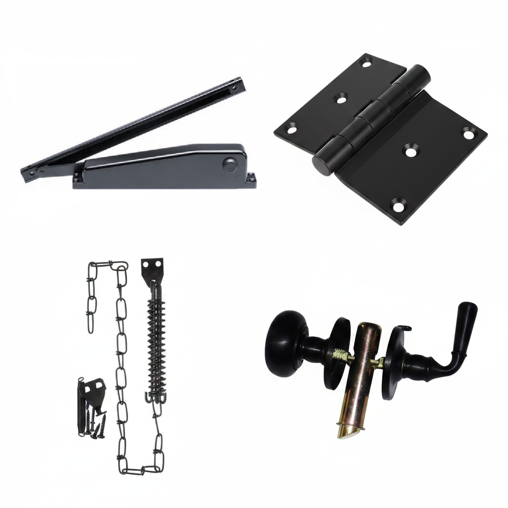 1159 Screen Door kit with Solid Brass Hinges