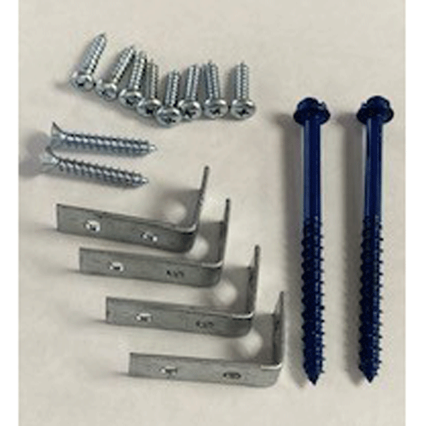 HBG install hardware for non-ornamental Perma columns