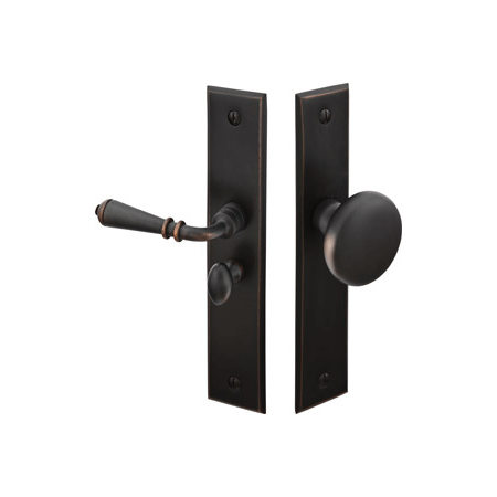 Screen/Storm Mortise Door Lock-Rectangular Style US10B 613 Oil Rubbed Bronze