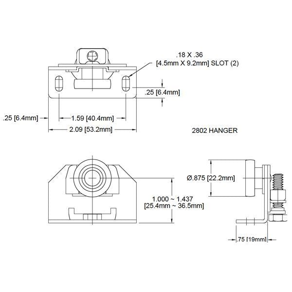 Diagram 2802 Hanger