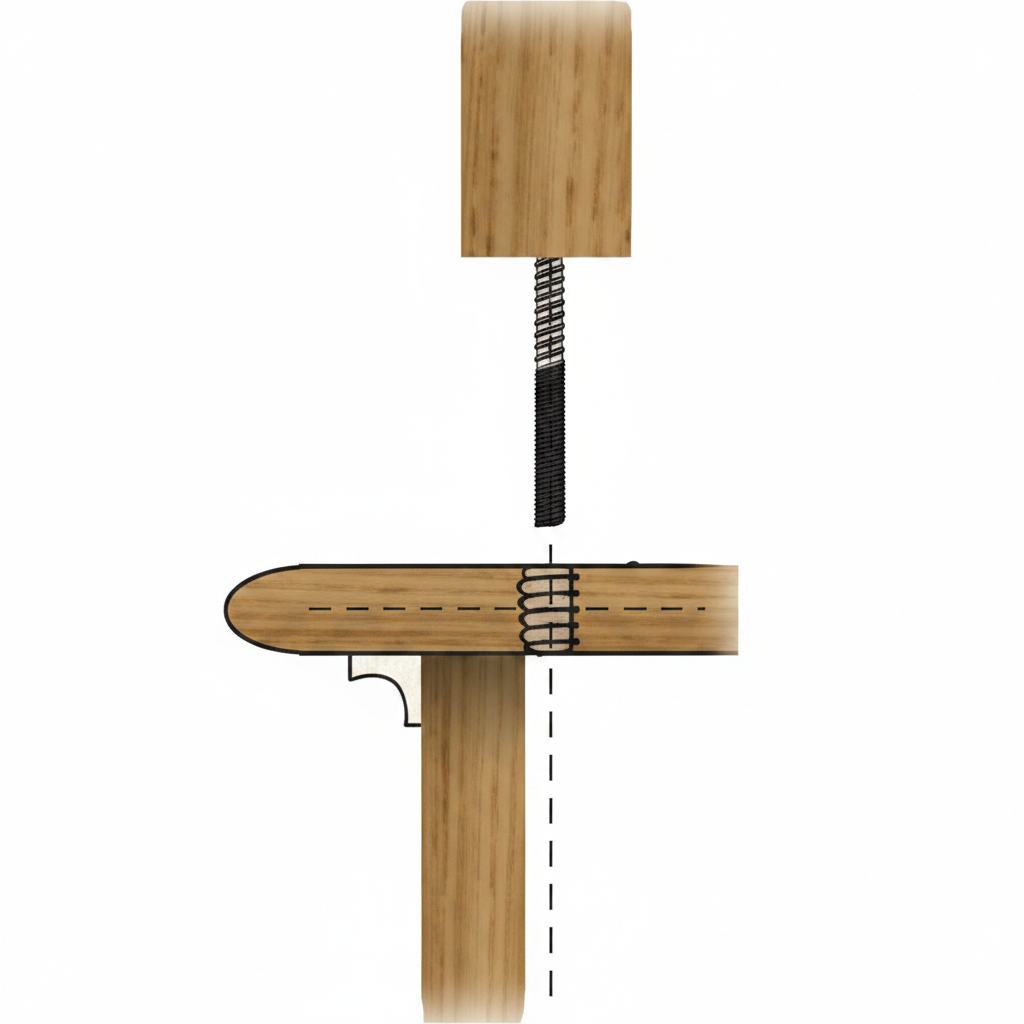 3004 Newel Post Hardware