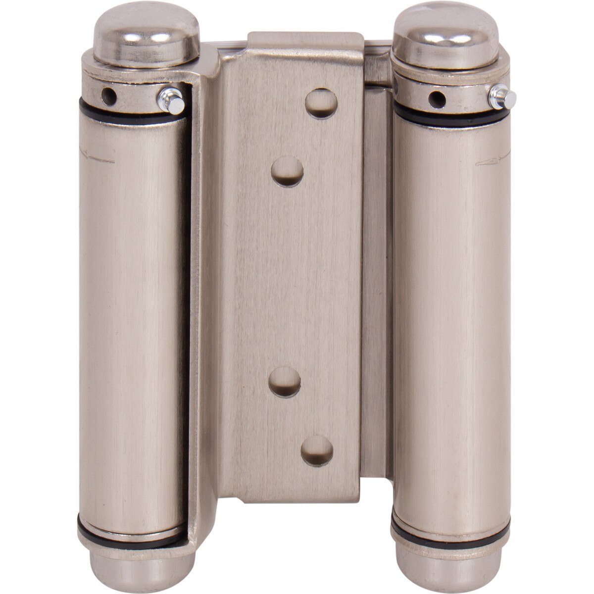 Satin Nickel Double Acting Pair of Hinges