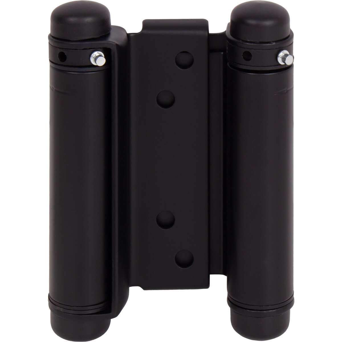Black Double Acting Pair of Hinges