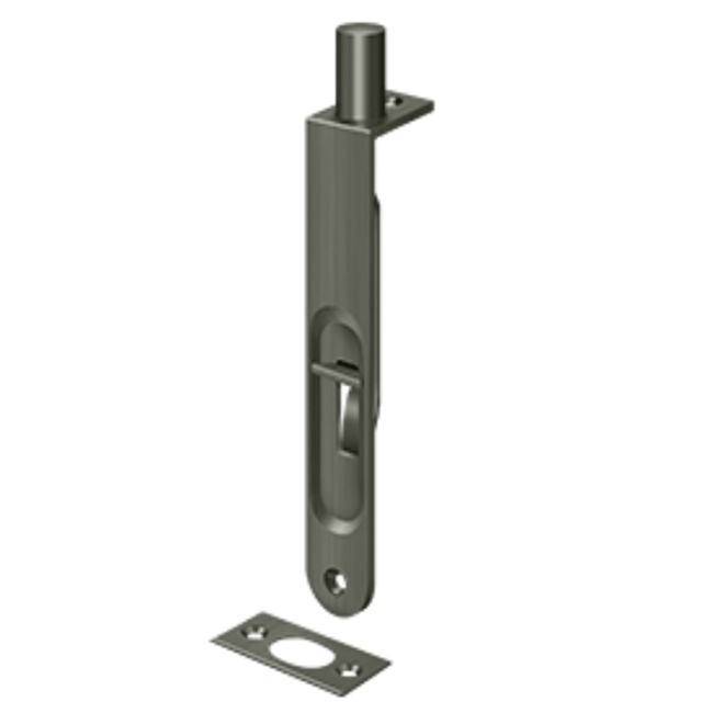 Flush Bolt- 6" Manual RC