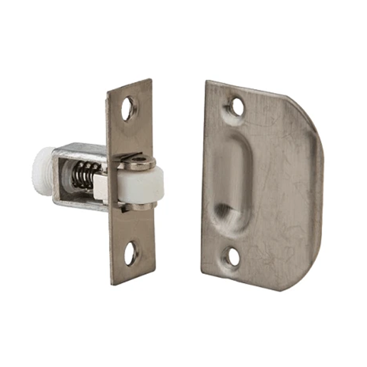335 Roller Catch - US15 Satin Nickel Fixed Strike
