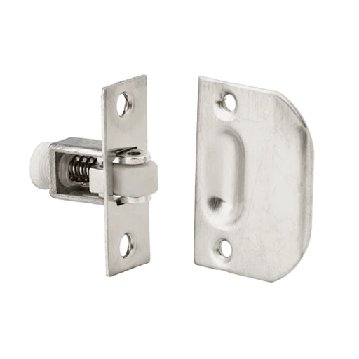 335 Roller Catch - 625 Bright Chrome Fixed Strike