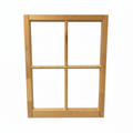 4-Light Barn Sash - Straight On Shot