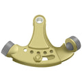 69F Polished Brass on White Background