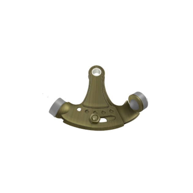 69F Antique Brass on white background
