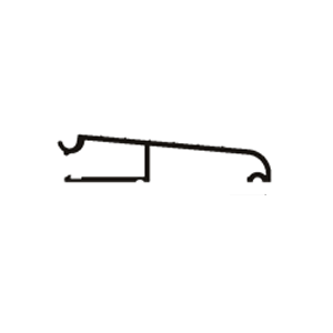 Line drawing of 2" Sill Extender