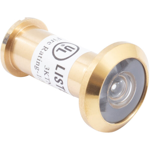 180 Degree Door Viewer  Bright Brass