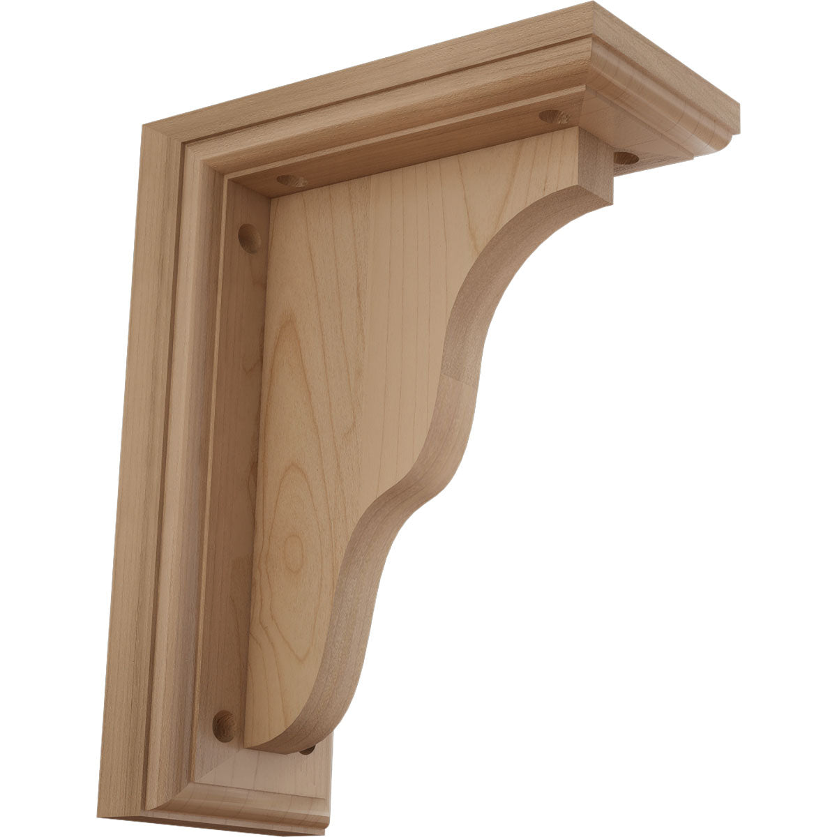 Unfinished Wood Bracket Traditional
