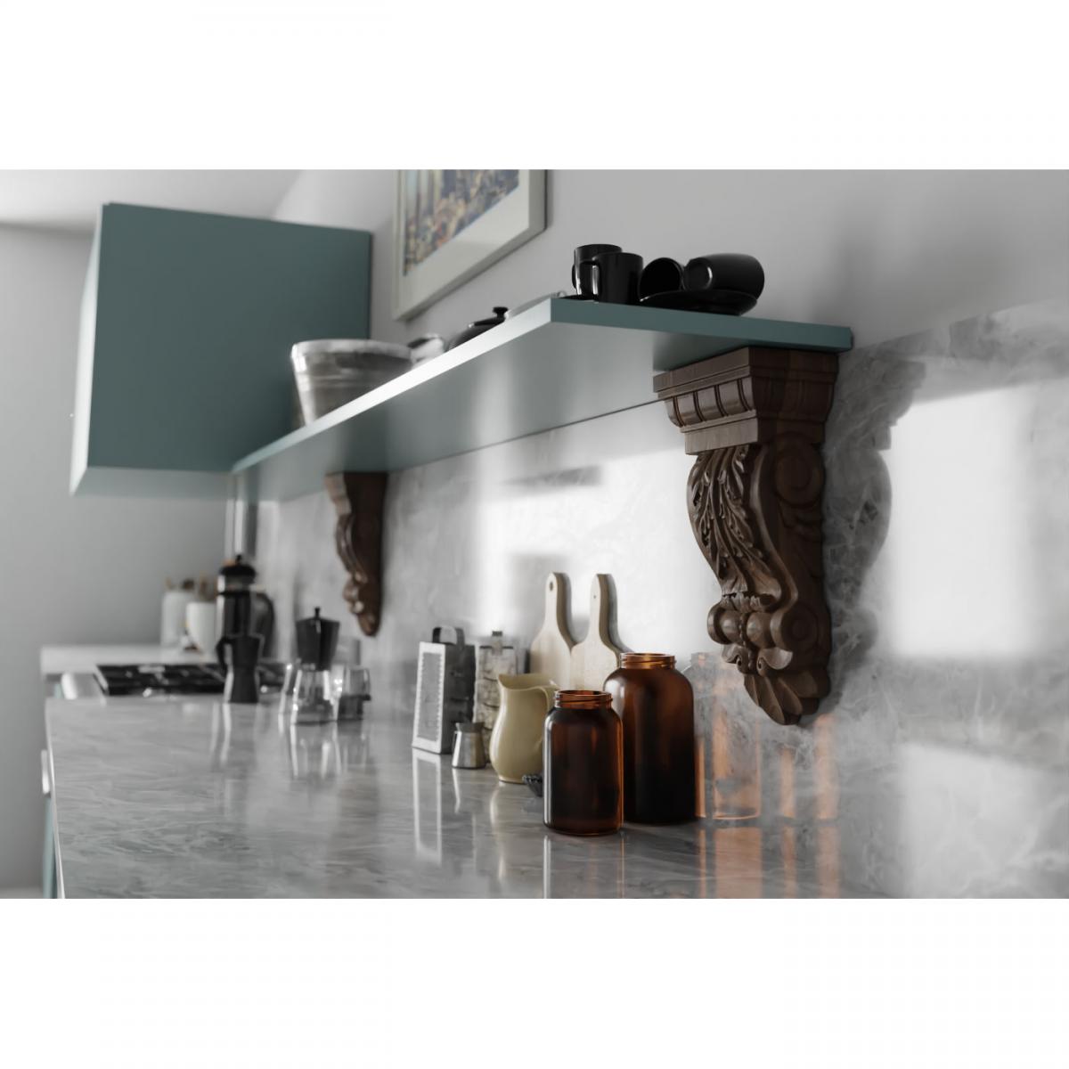 Corbel Flowing Acanthus