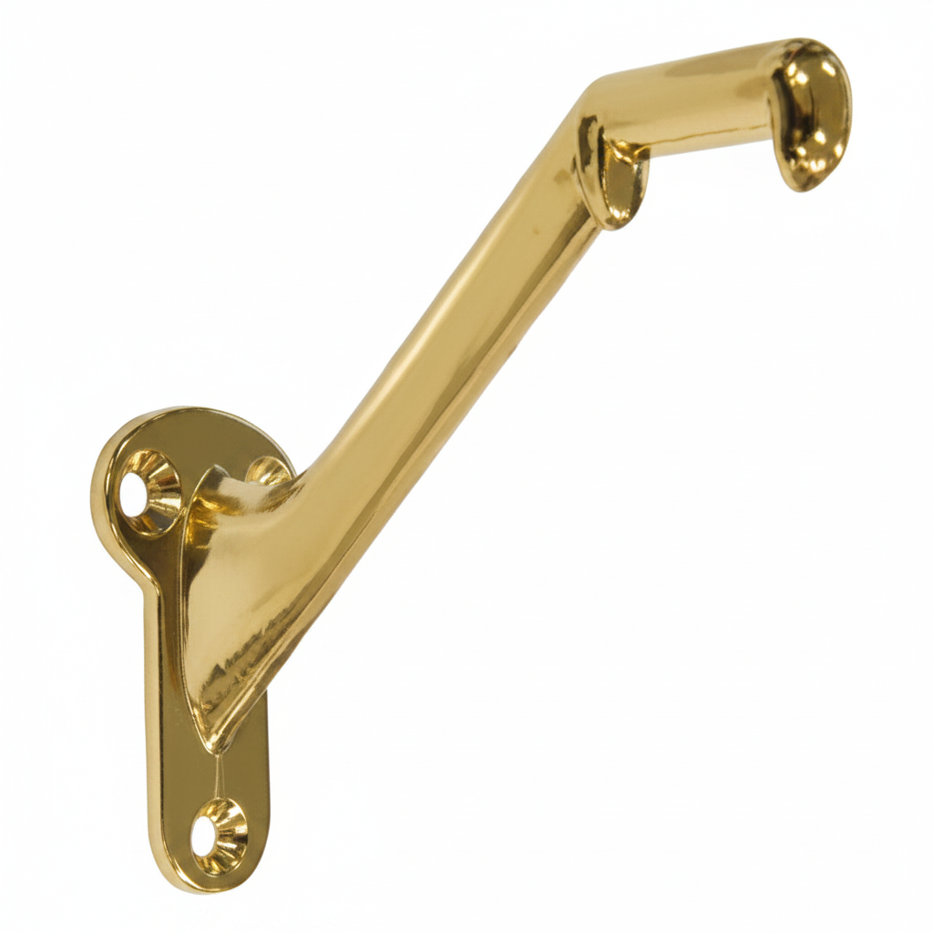 Handrail Bracket Bright Brass 605-HR312.605