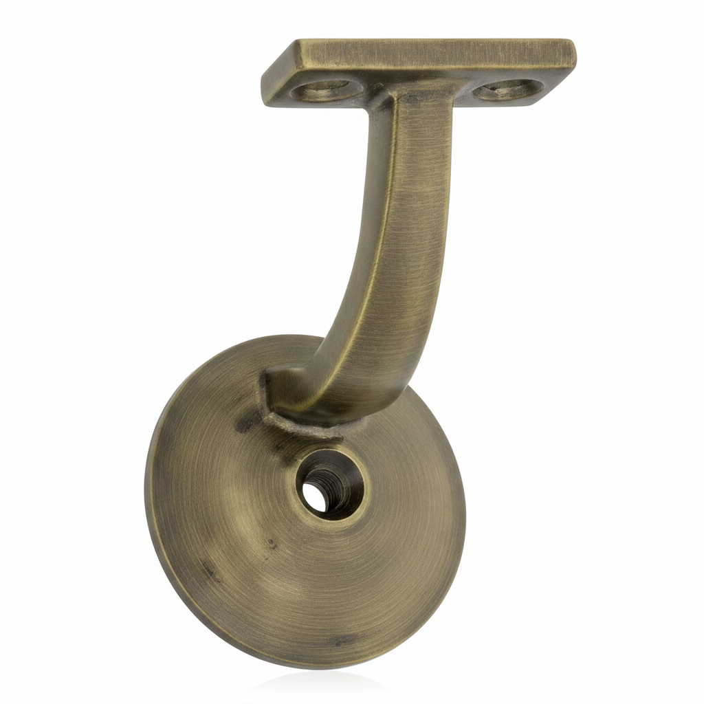 Antique Brass Handrail Bracket 601