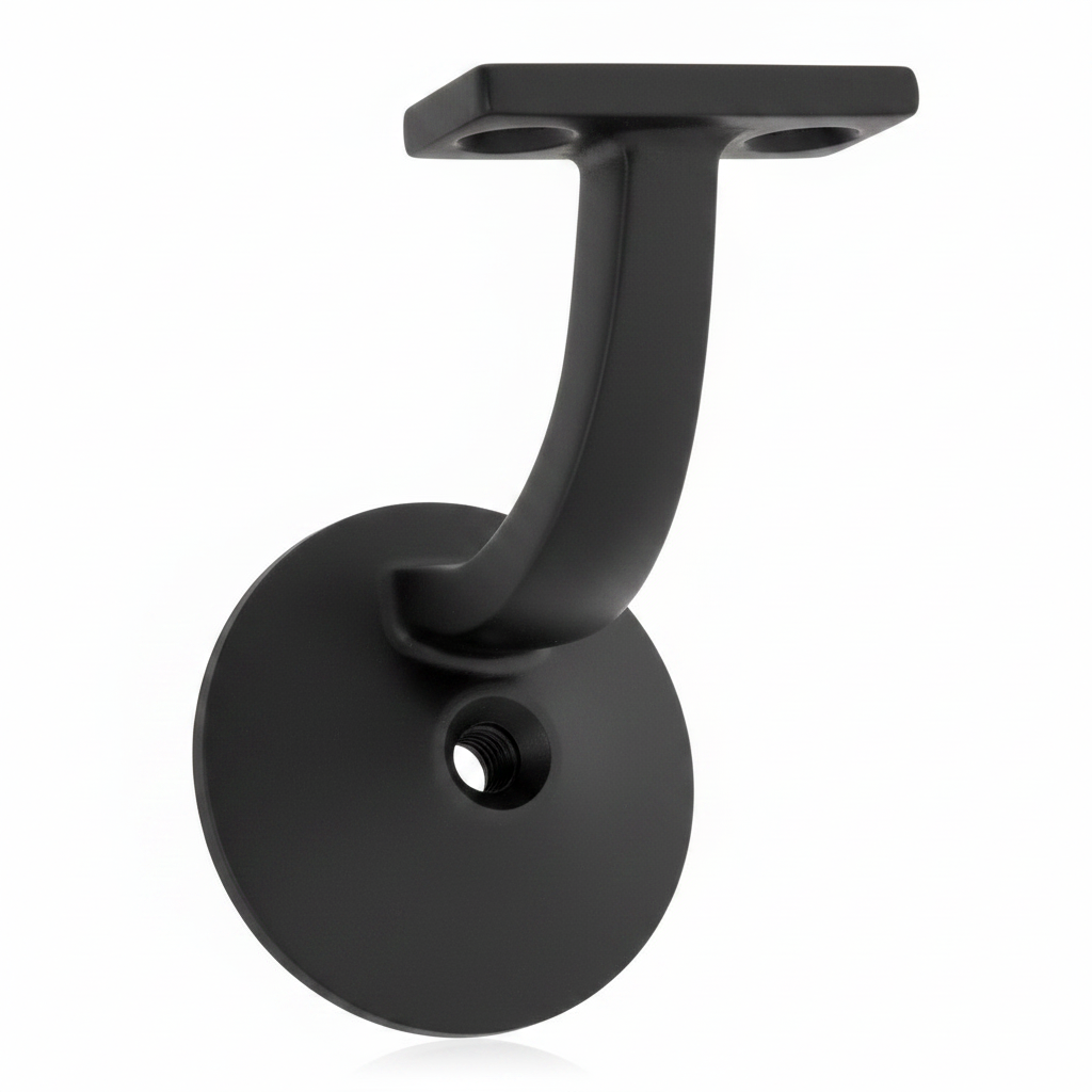 Matte Black Handrail Bracket 601