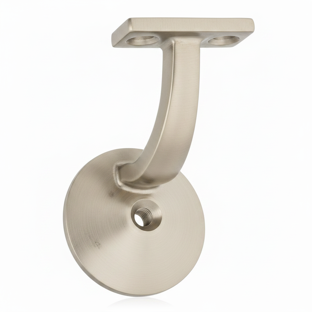 Satin Nickel Handrail Bracket 601
