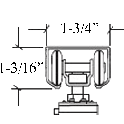Track for Pocket Hardware: PD250N-01