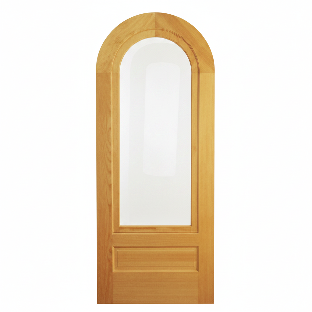 Circle Top Combo Door