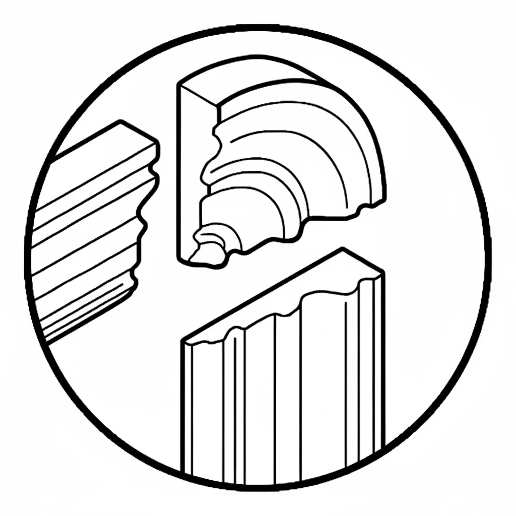 Rainbow Block Line Drawing