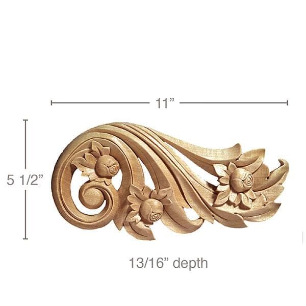 CRV5067 Large Floral Scrolls