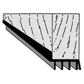 Picture of a door bottom on the bottom of the door