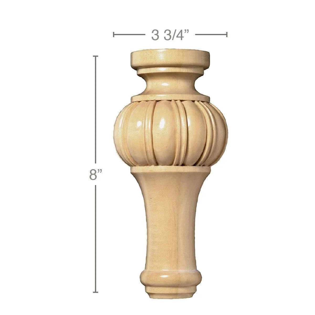 FT6290 Tall Fluted Foot