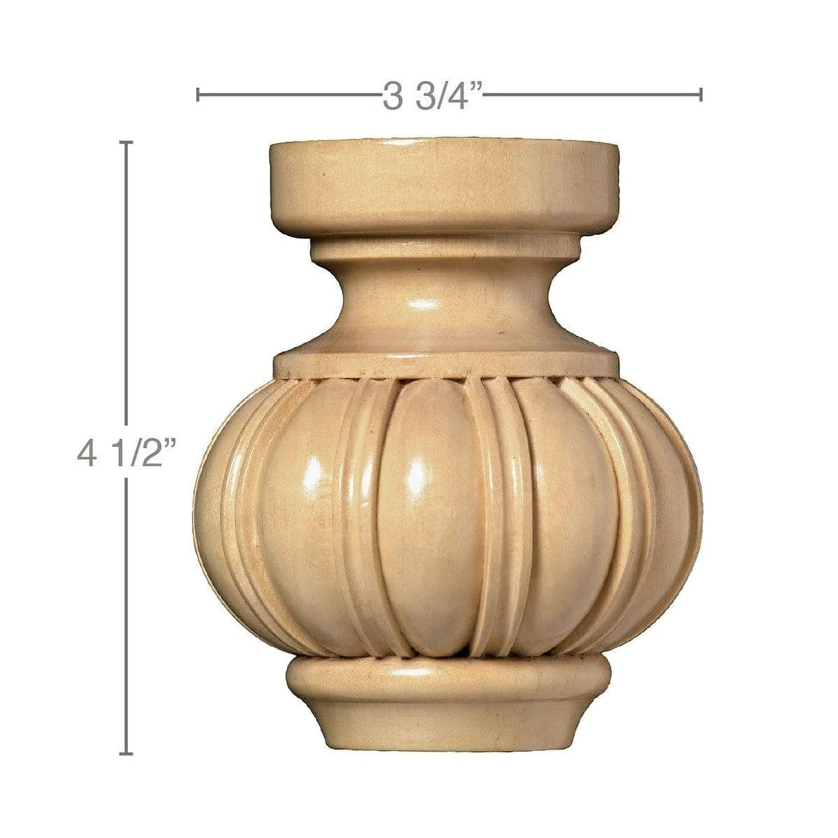 FT6292 Fluted Bun Foot