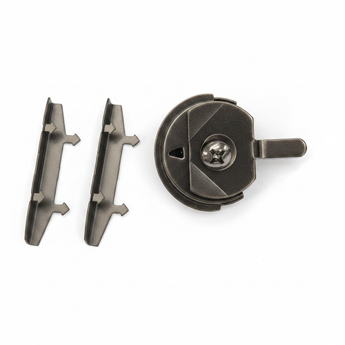 Gun Metal Latch - White Background
