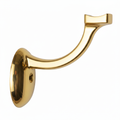 HR606 Handrail Bracket Bright Brass US3