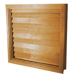 Door Wood Louver Insert -  Flat Slat
