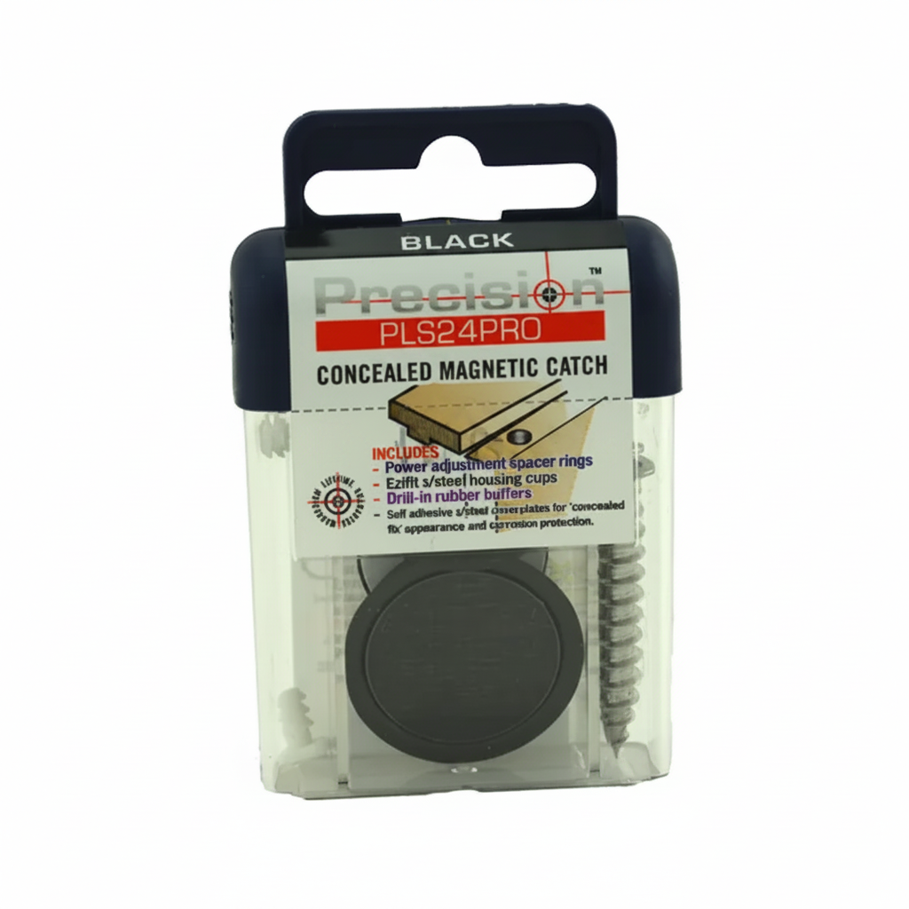 Concealed Magnetic Catch Black