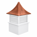PVC 31-cupola with copper roof
