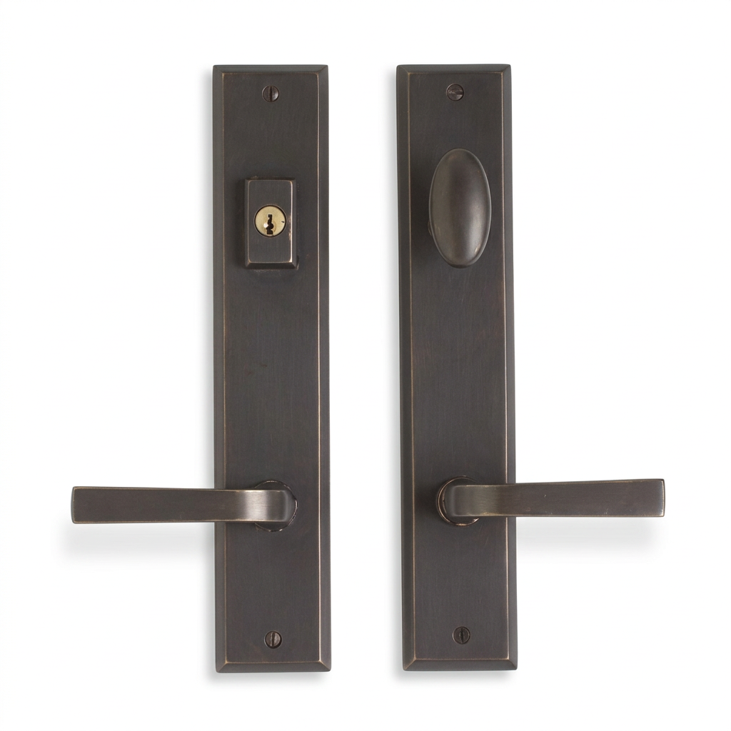 Rectangular lever entry set - Rocky Mountain Hardware for Trilennium