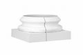 Round Attic Base with Vertical Split Line