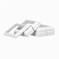 Square Tuscan Column  cap and base Split 