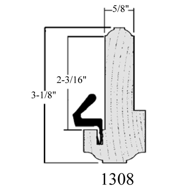 Crossetion of Astragal