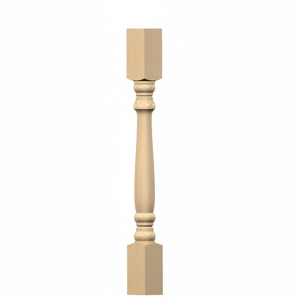 Computer Generated Turned Baluster - 24" tall