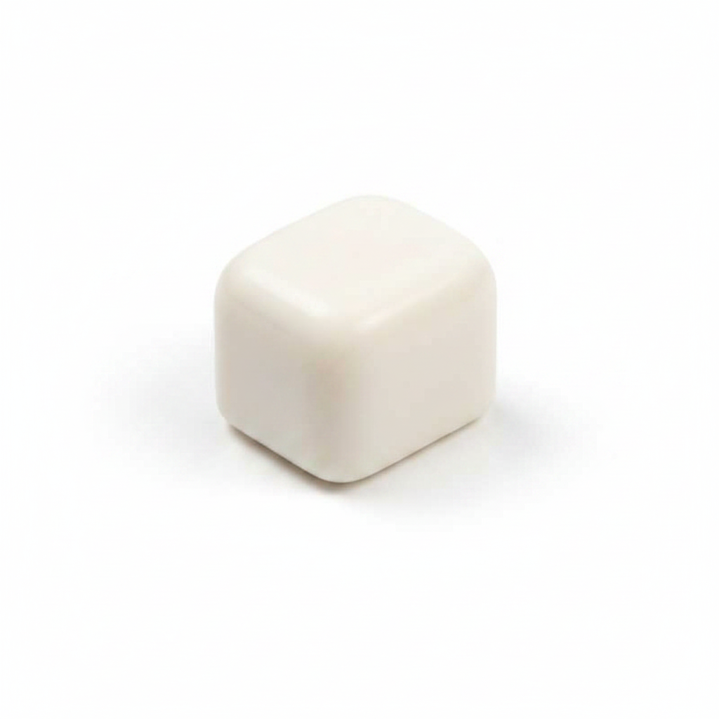 White Plastic Corner Cap - Improved