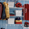 Wire Shelving featuring Vertical Support Poles
