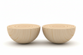 Wood Balls - Split in Half