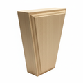 Wood Plain Keystone on White Backround
